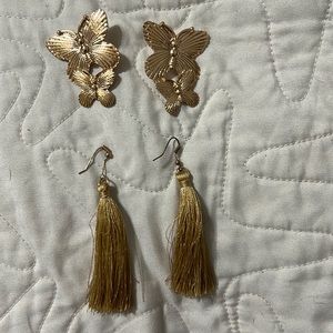 Two pairs of fashion earrings